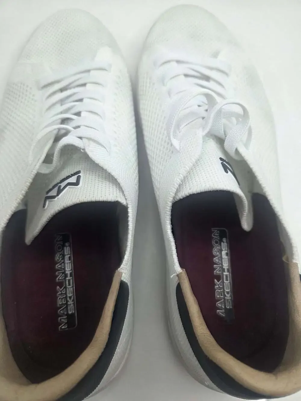Mark Nason Classic Cup Bryson Sneaker White Knit